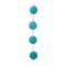 Aqua Dyed Howlite Lentil Beads, 20mm by Bead Landing™